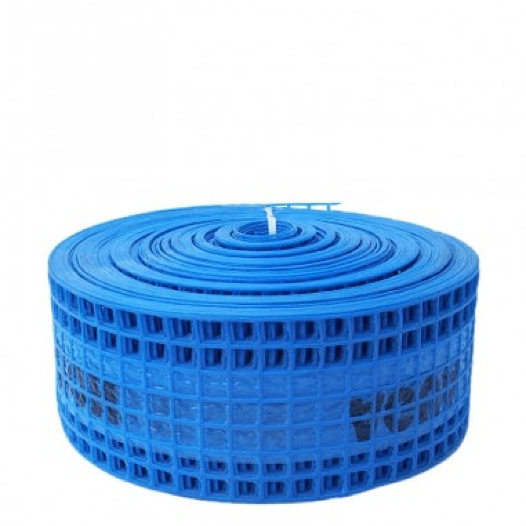 MALLA DE ADVERT.15 cm x 100mt. AZUL agua