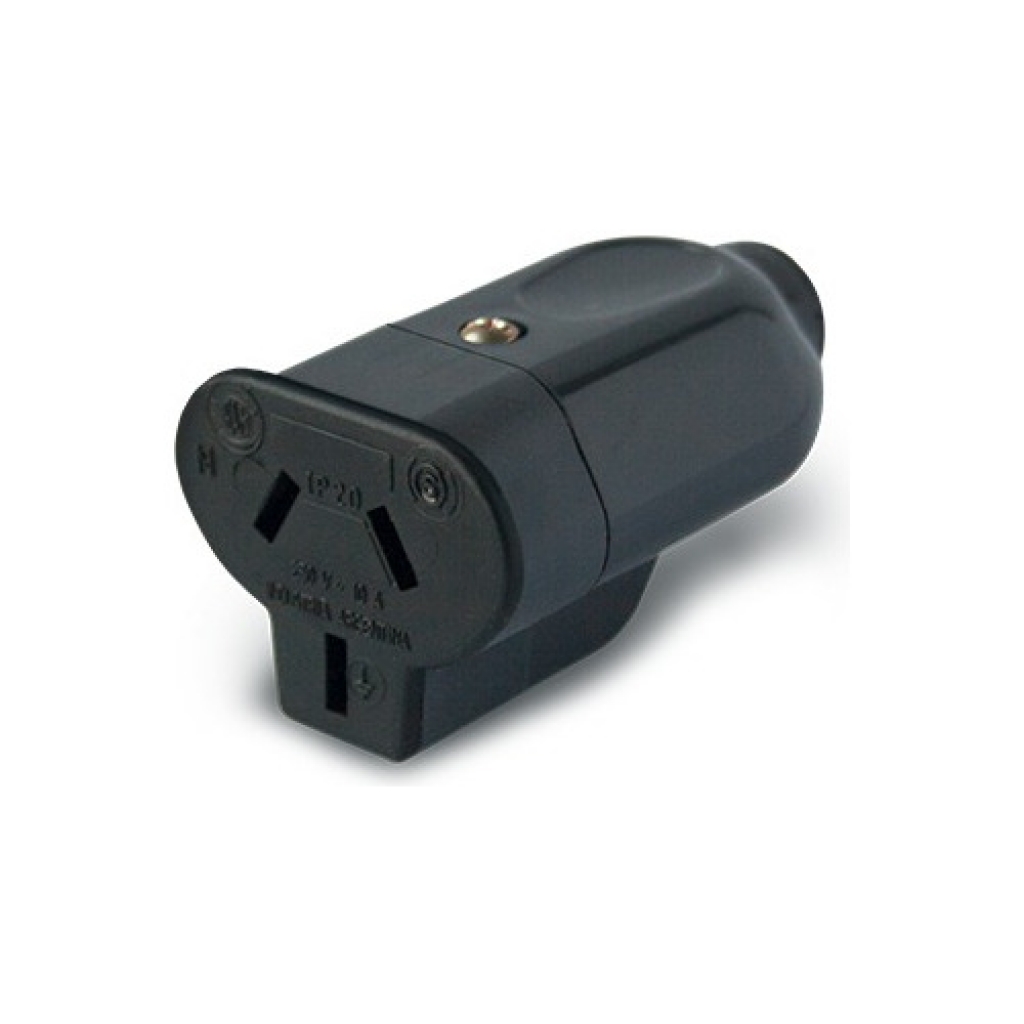 Electricidad Ficha Hembra Bip 10A/250V Ngra CIOCCA