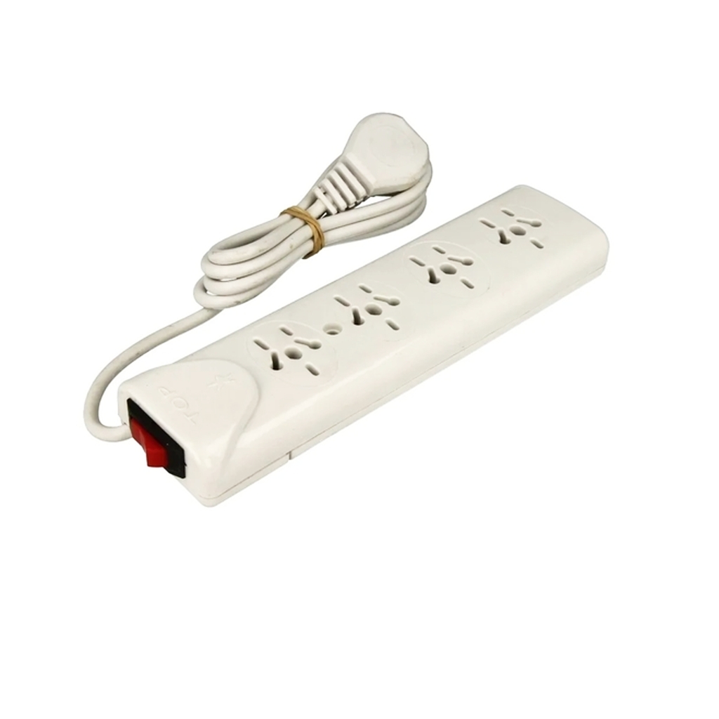 Electricidad Prol 4 Tomas c/Corte c/Cable 1,5m Bin