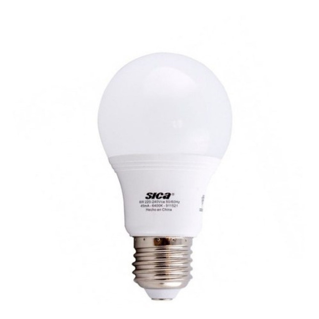 Lampara Led E27 9W Luz Calida SICA