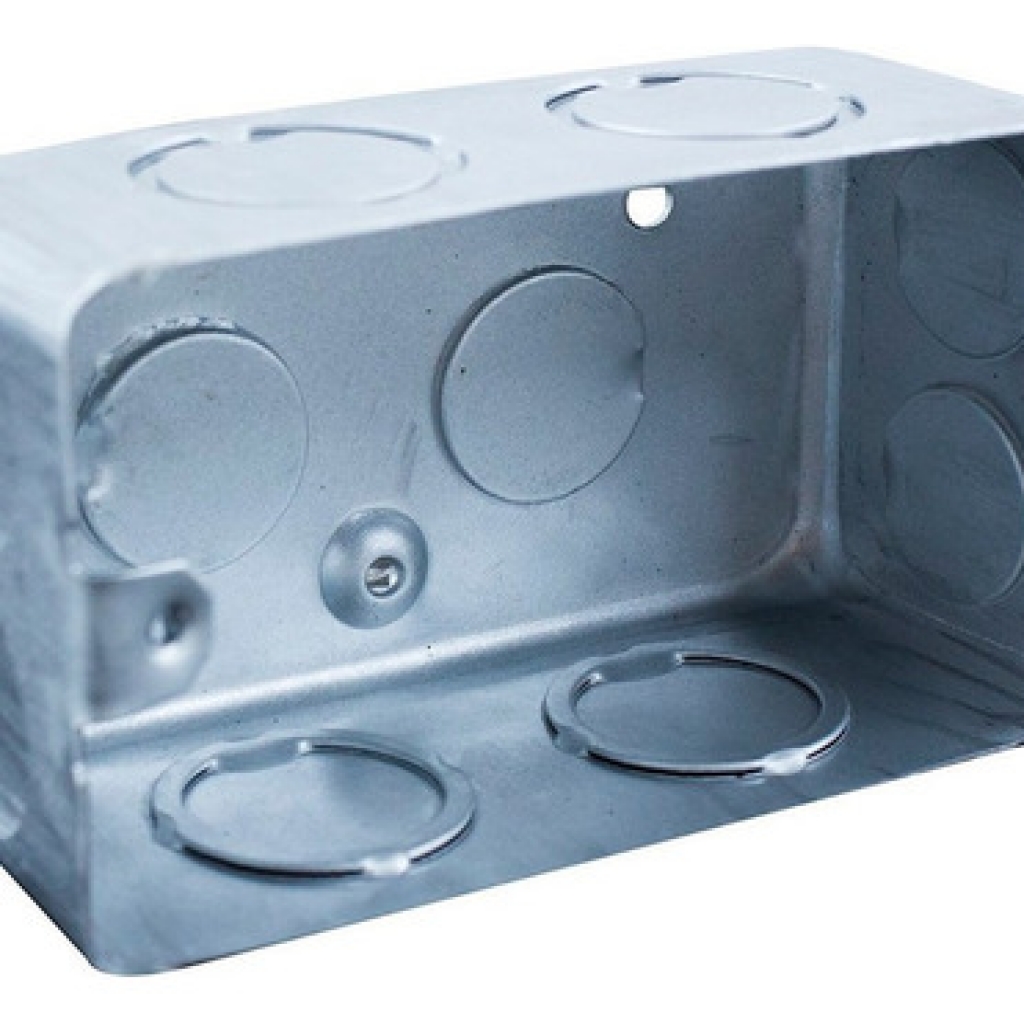 CAJA de LUZ EMBUT.RECTANG.metal (Cx100)