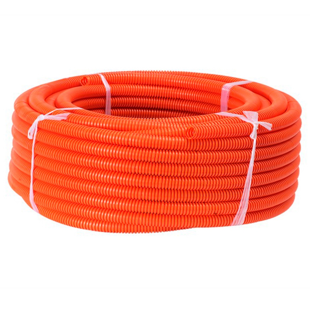 CAÑO CORRUGADO PVC 5/8 Naranja
