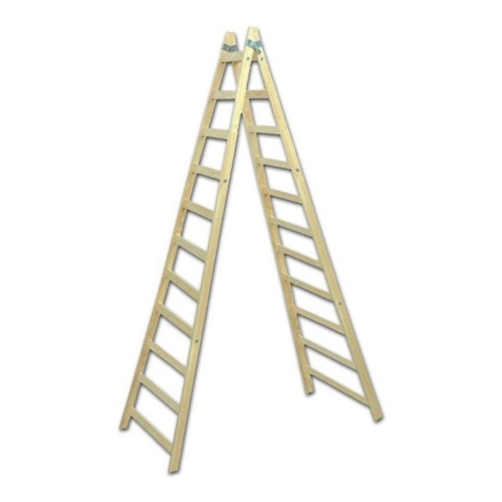 ESCALERA MAD. Pintor 330cm 11 escalones