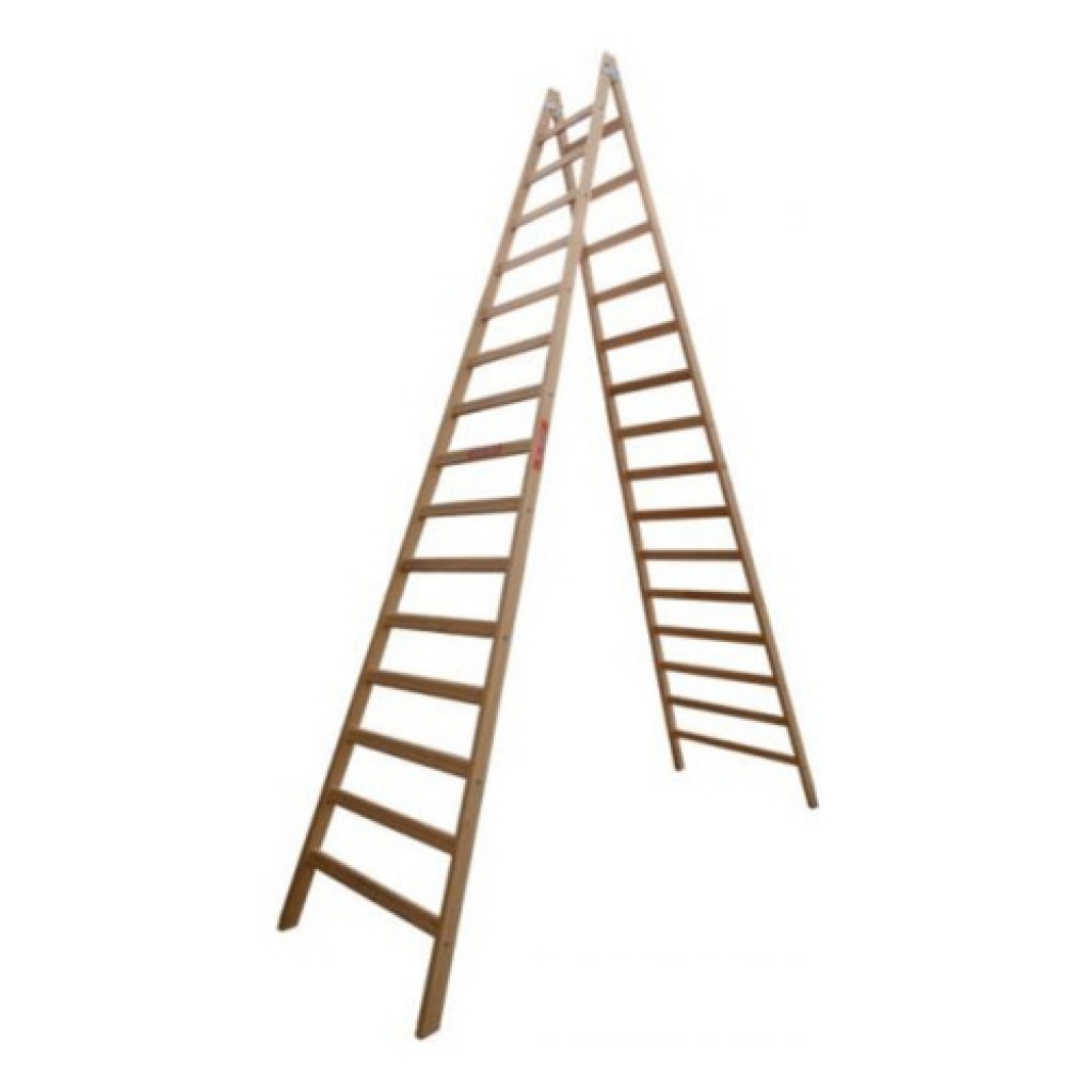 ESCALERA MAD. Pintor 440cm 15 escalones