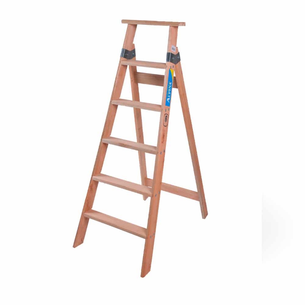 ESCALERA MAD. Familiar 157.5 cm 6 escalones