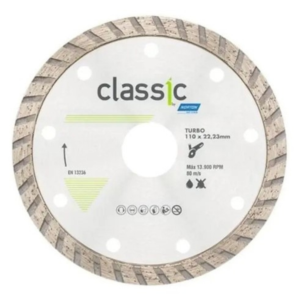 Disco Diamantado Classic Turbo 180x8.0x22