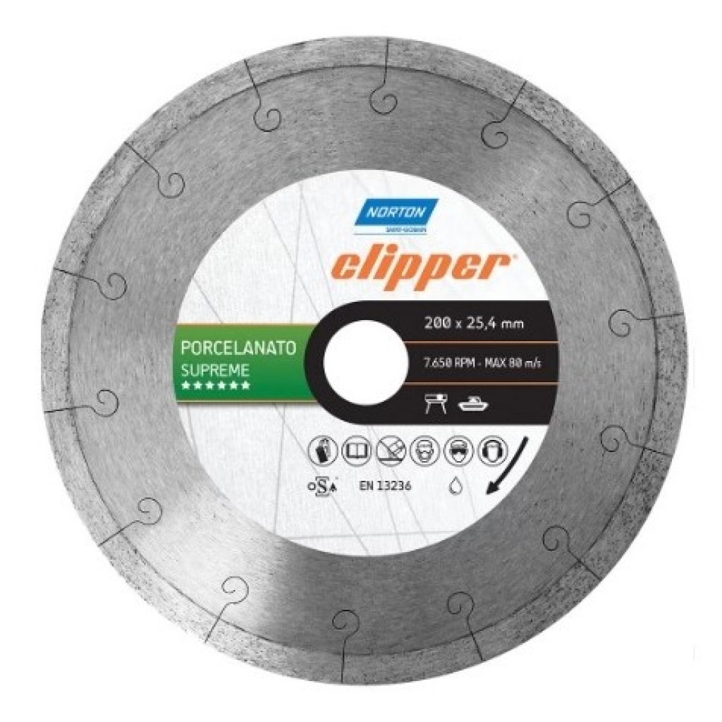 Disco Diamantado Clipper Porcelanato 110x8.0x22