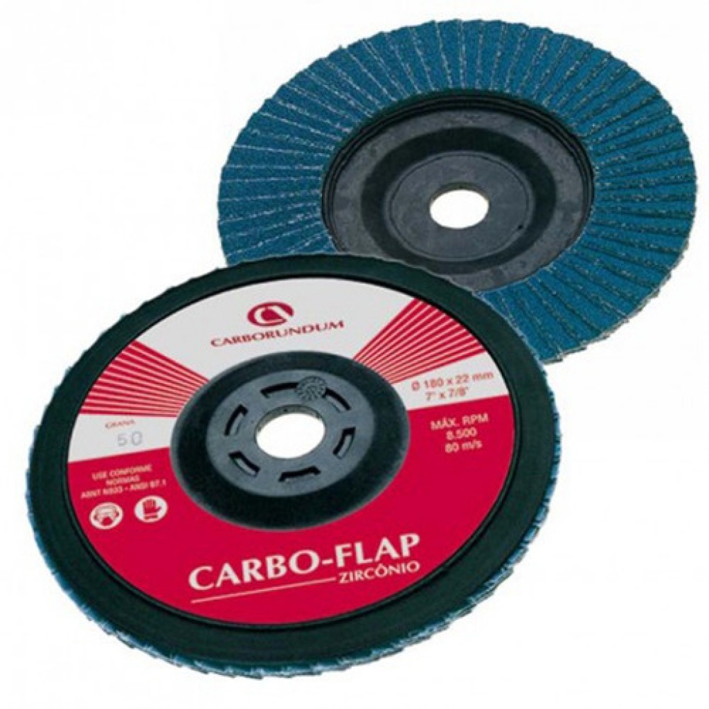 Disco Flap 180x22 Grano 60 Carborundum