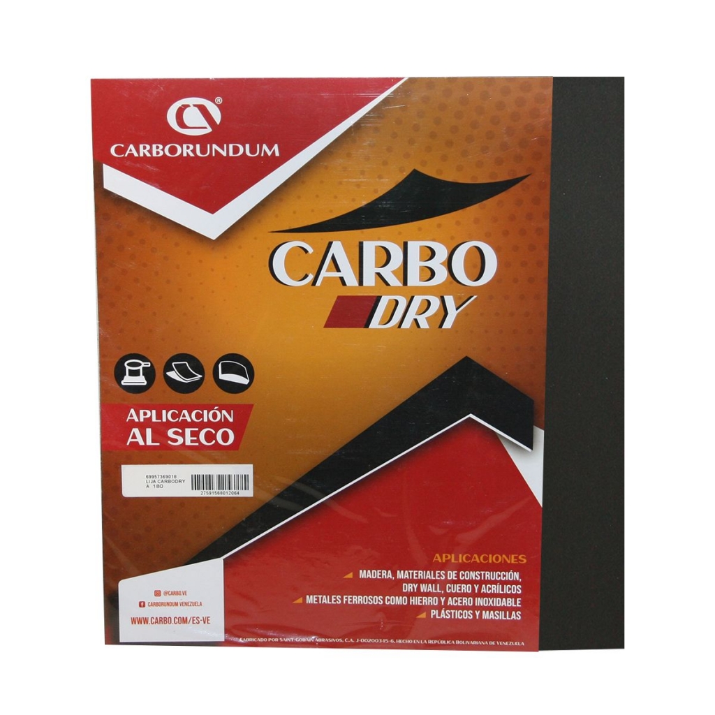 Lija Antiemp.100 Carborundum Carbodry