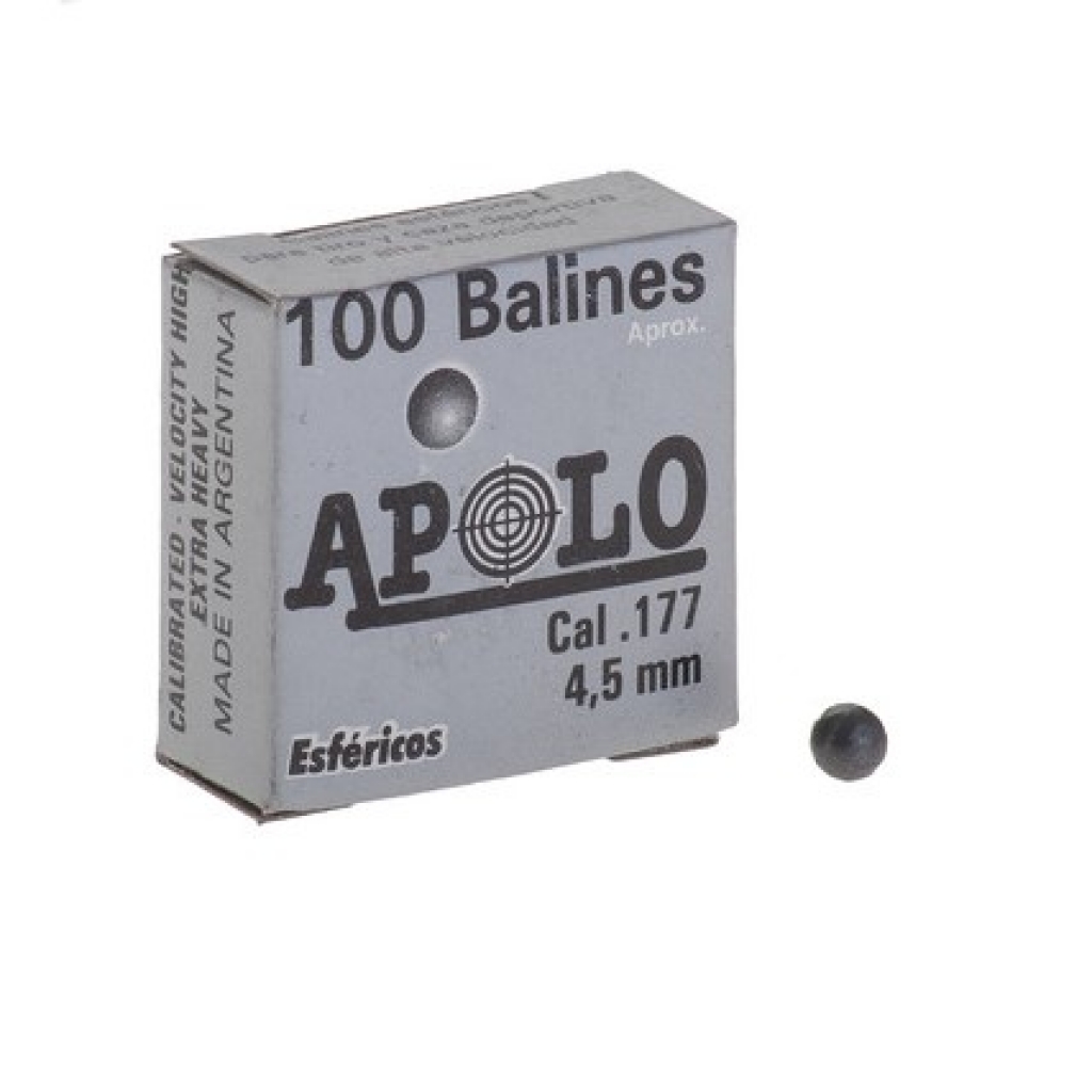 Balin Apolo Esferico 5 1/2 x 100Un