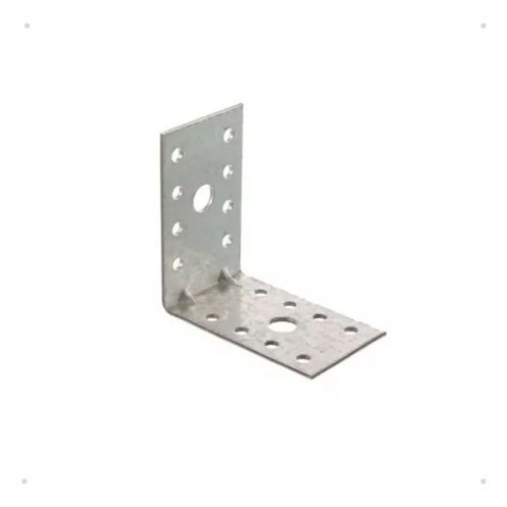 Esquinero Angulo Hierro Cromado Doble 65x65mm