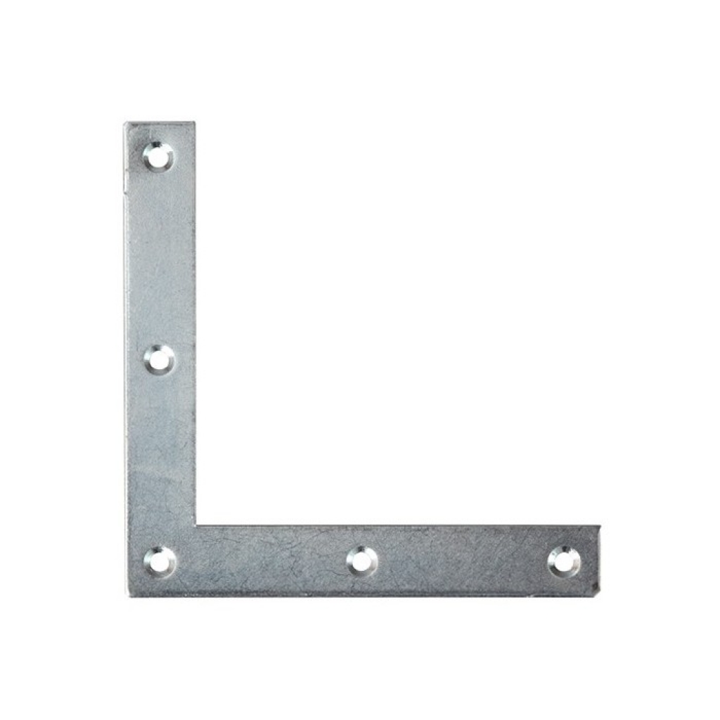 Escuadra Plana Hierro Galv 38 x 10