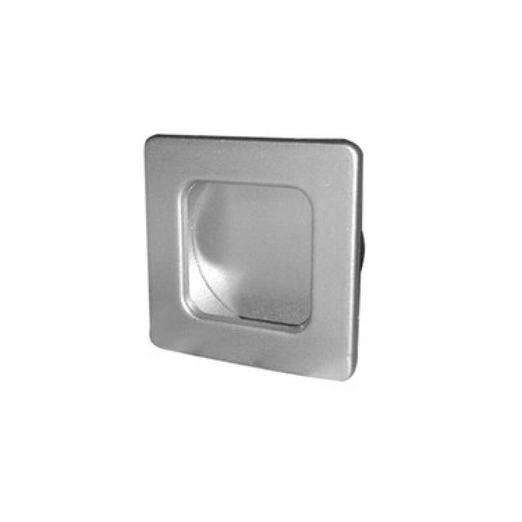Manija Cubeta Cuadrada Zamac Niquel Satin 45mm Mod