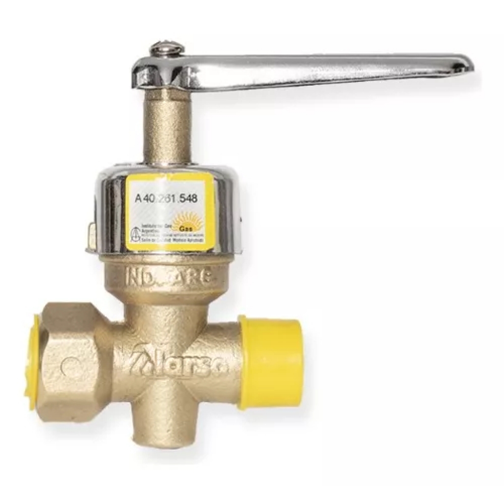 LLAVE DE GAS CROMO 1/2 ALARSA