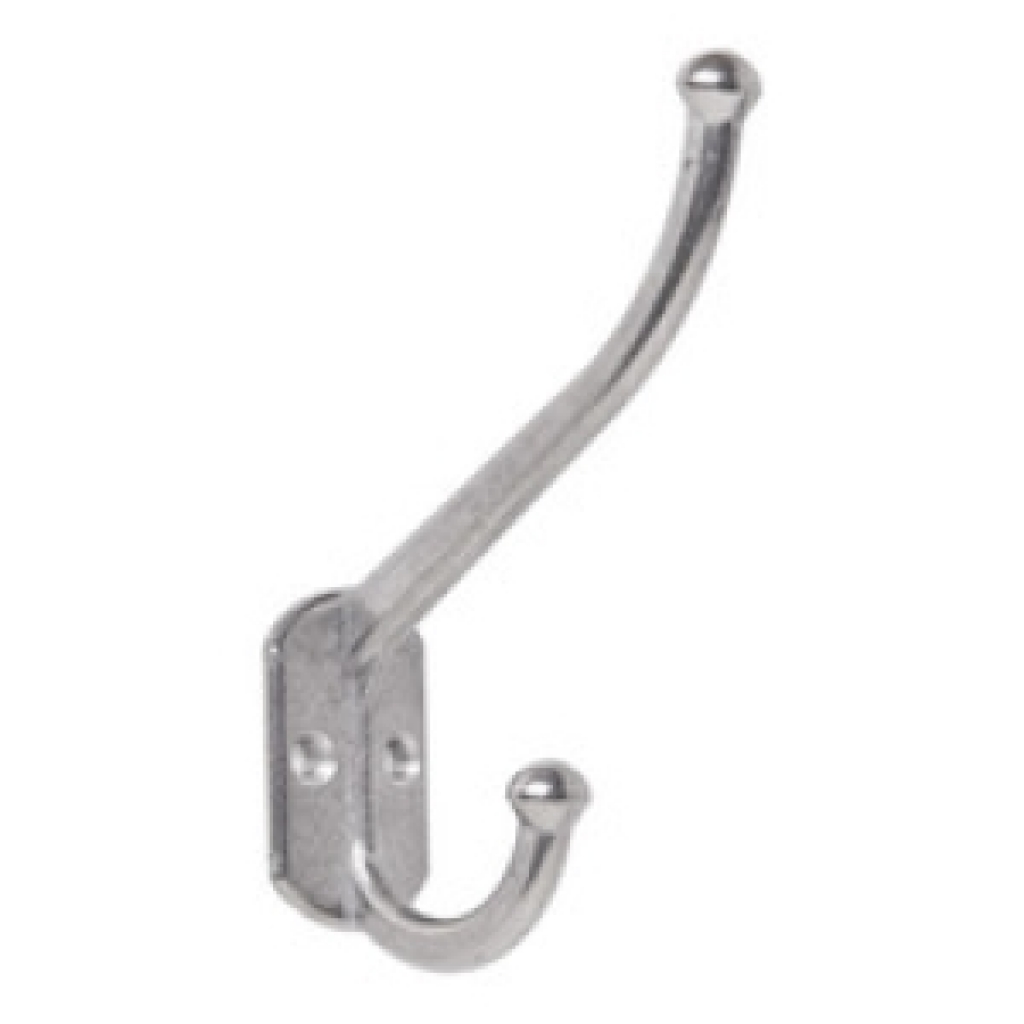 Percha Aluminio Pulida 2 Gchos