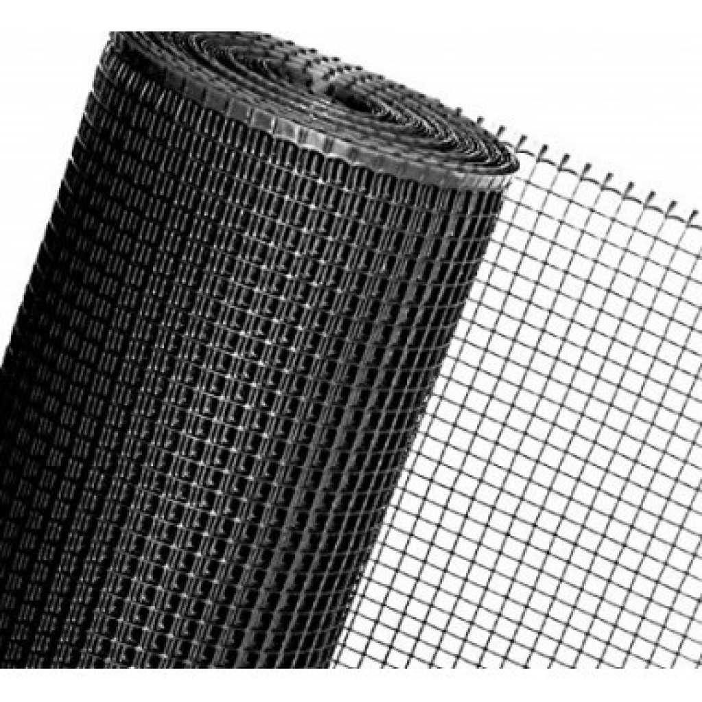Redes p/Cerramientos 10x10mm Negro Solyon
