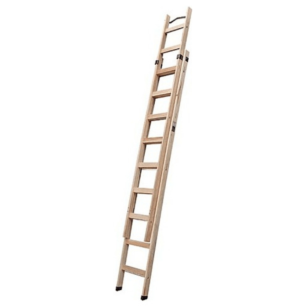ESCALERA MAD. Bombero 360cm 12 escalones