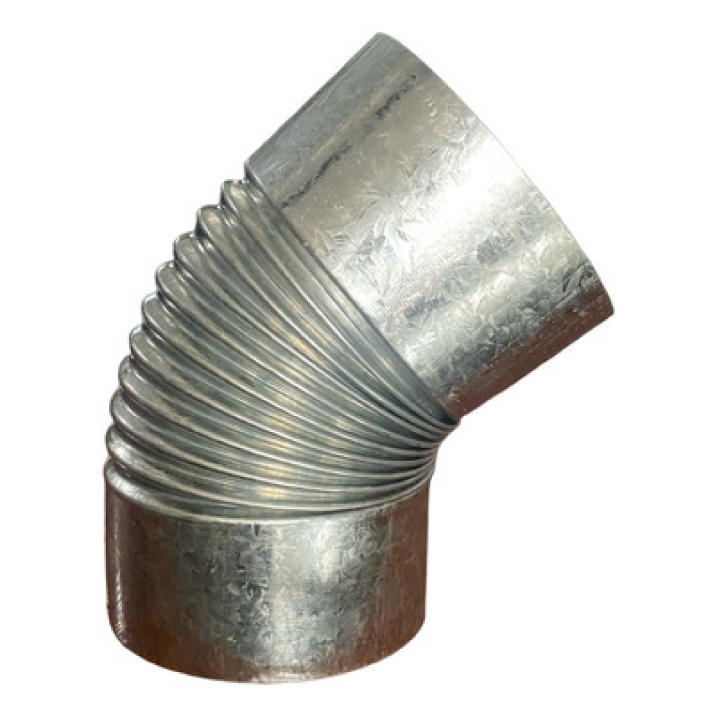 CURVAS CORRUG.45° 5 ZINC