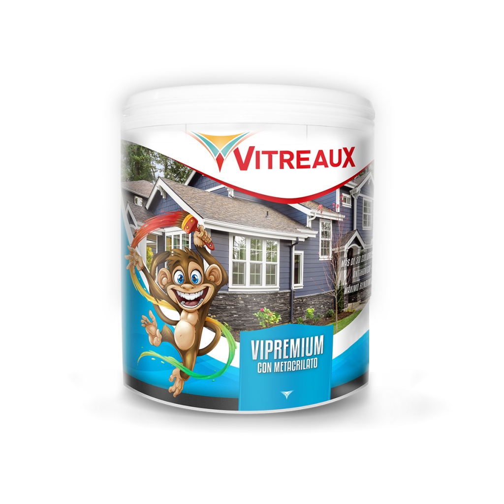 ACRILICO ext / interior Azul Vitreaux 1 Lit.