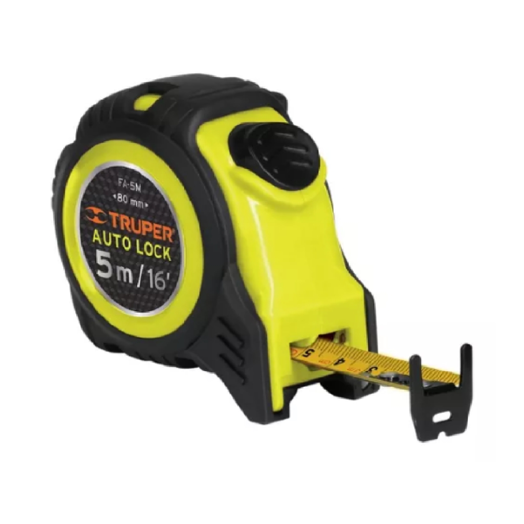 Cinta metrica 10747 5 mt. 28.5 auto lock.TRUPER