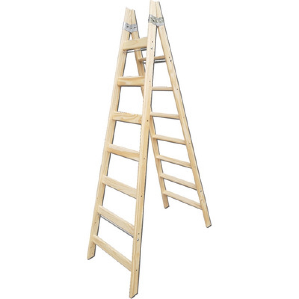 ESCALERA MAD. Combinada 240 cm 8 escalones