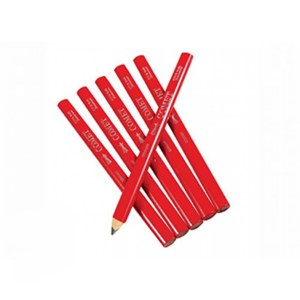 Lapiz Carpintero Rojo Largo Comet 917/24