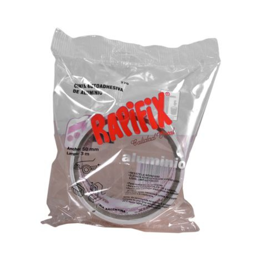 Cinta Rapifix Aluminio 50mm x 3 mts (bolista)