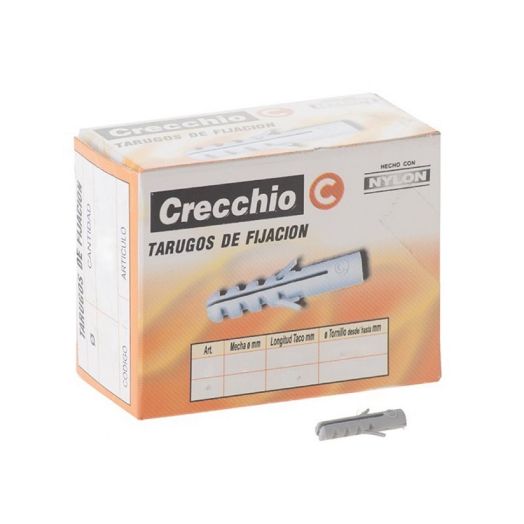 Tarugo Nylon Crecchio C6 (Caja chica)