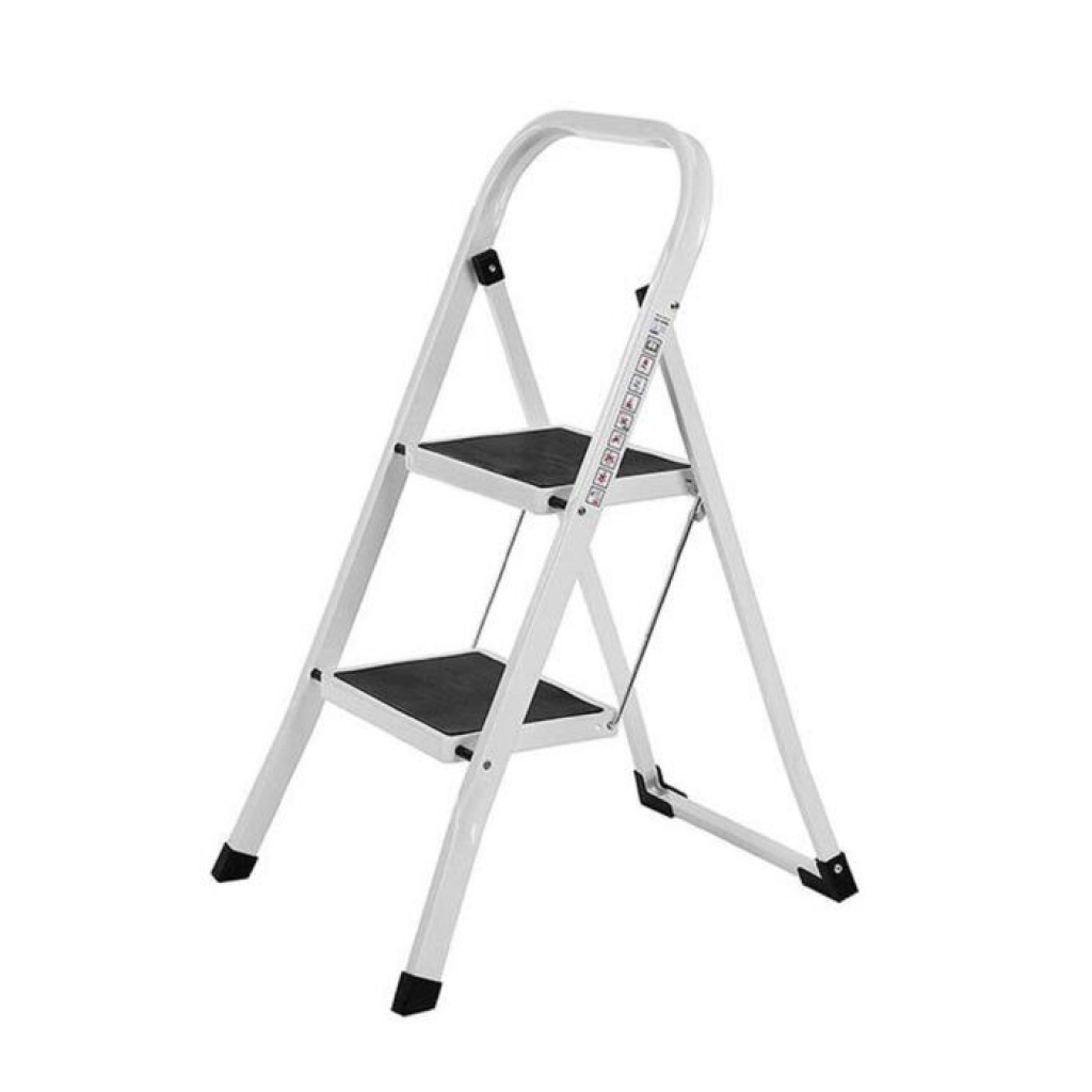 Escalera Metalica Plegable 2 Esc. Alt.0,90m