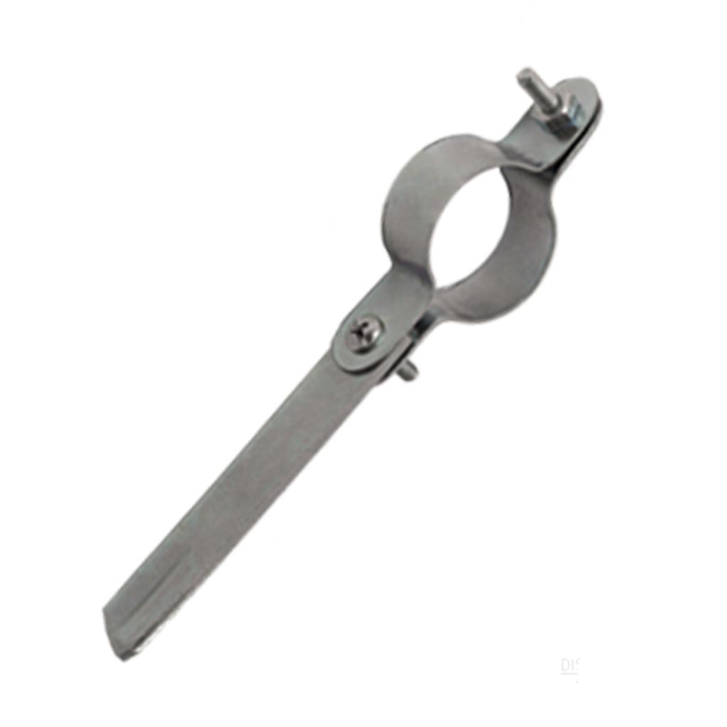 Grampa Amurar Cano de Hierro Pata 8cm 1/2