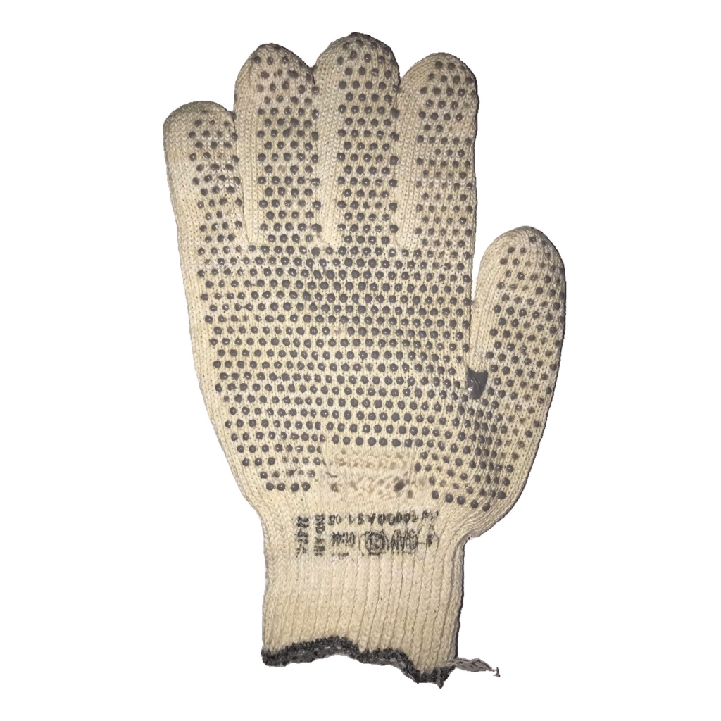 Guante Tejido Moteado Jersey 100% Algodon