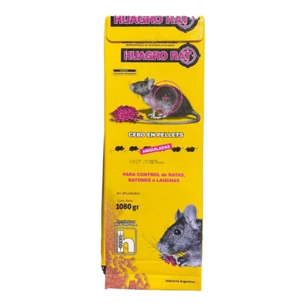 Raticida Huagrorat Dispenser x 30 Bolsas