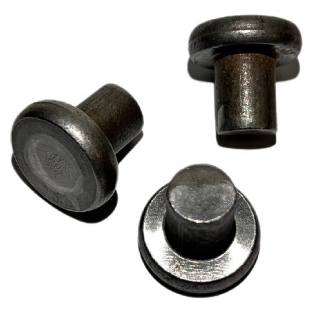 Remache Hierro Cabeza Chata 1/4x2