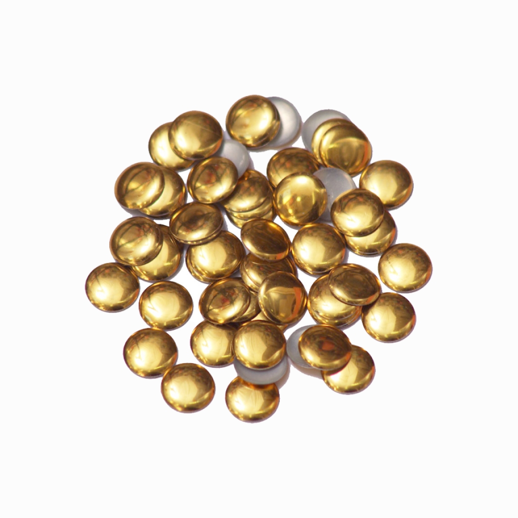 Tacha Metalica Dorada (1000Un.)