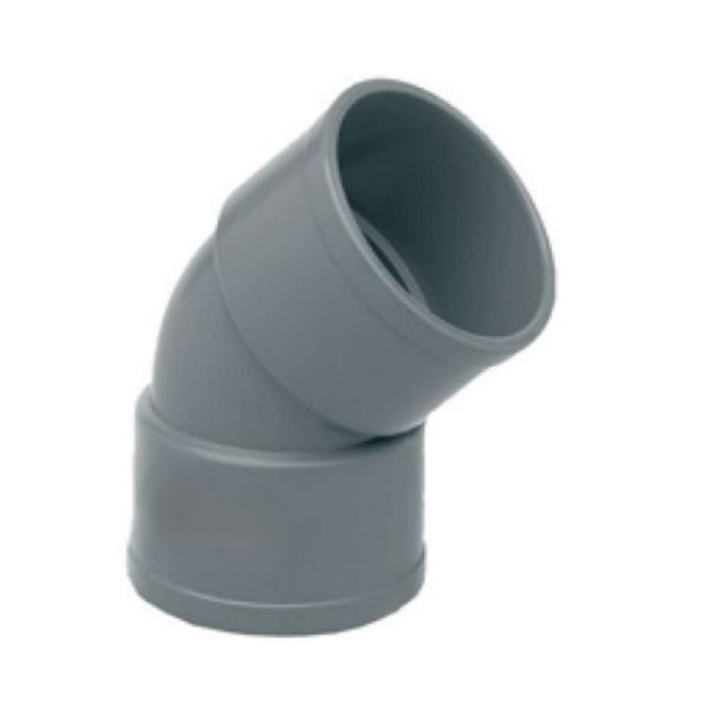 PVC Gris CODO 75 a 45º *