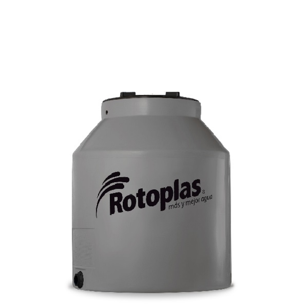 Tanque ROTOPLAS Gris Plata Tricapa 400 Lit.