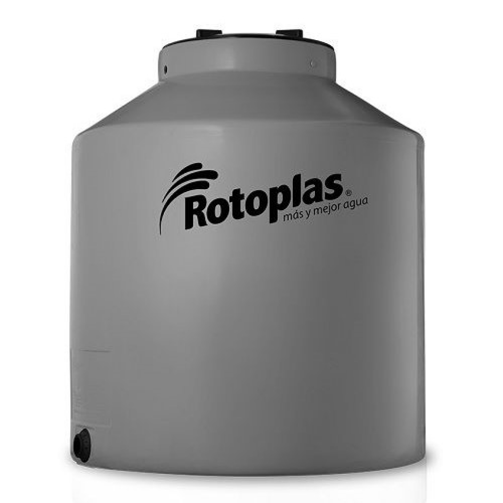 Tanque ROTOPLAS Gris Plata Tricapa 850 Lit.
