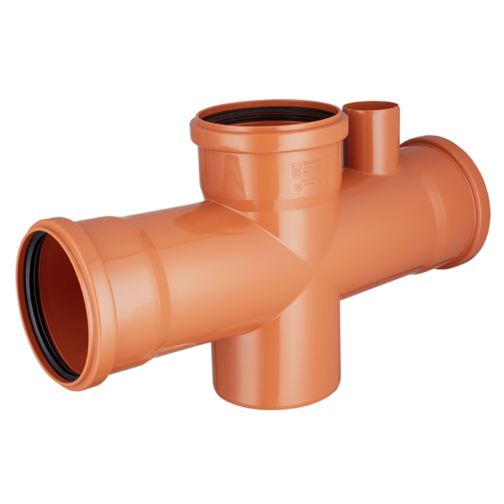 RAMAL DOBLE a 90º C/VENT.Ø50 180º 110 x 110mm