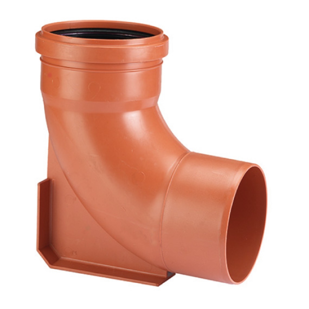 CODO C/BASE a 90º ALTO IMPACTO x 110mm