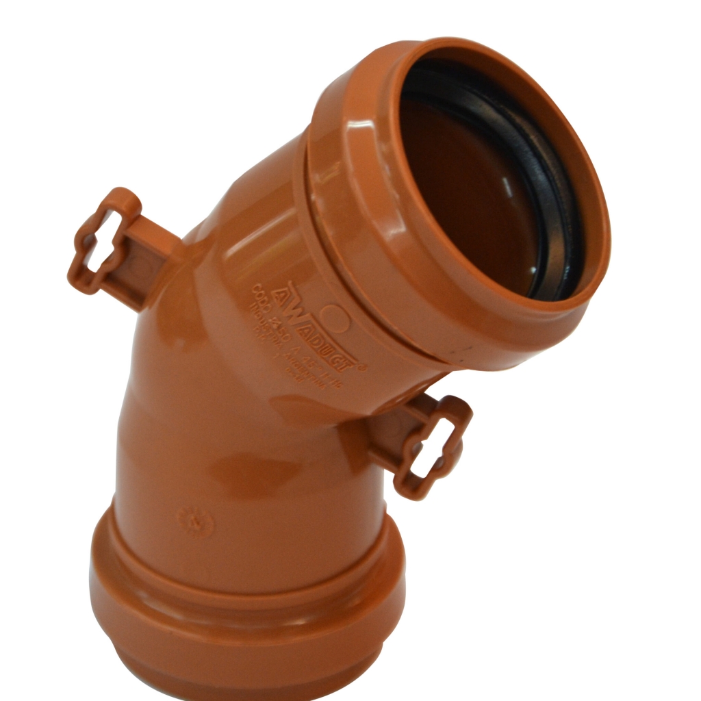 CONEX.H.COMP.CODO a 45º 110 mm