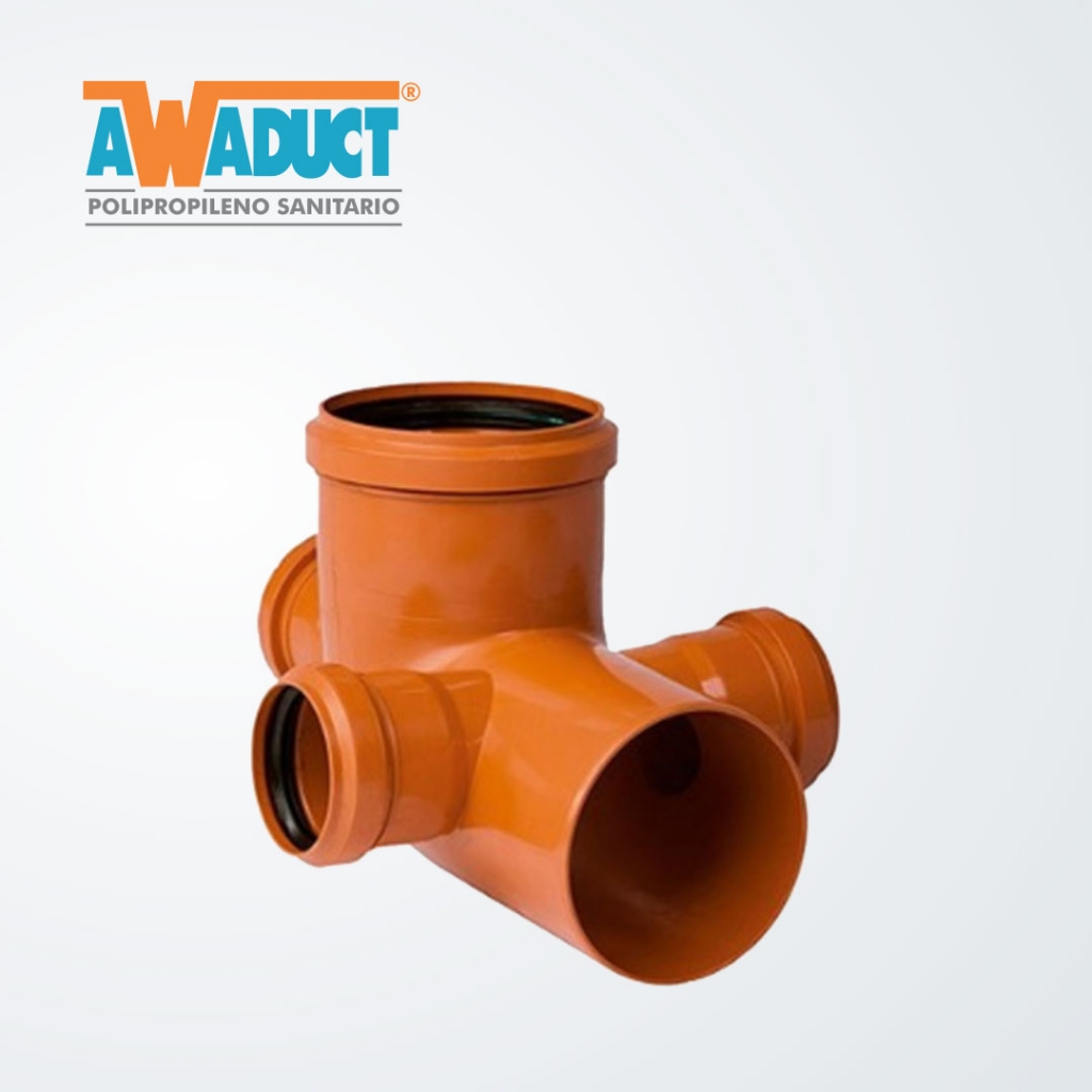 BOCA ACC.Horiz. 3 acomet. cerradas 110x63 a 90º