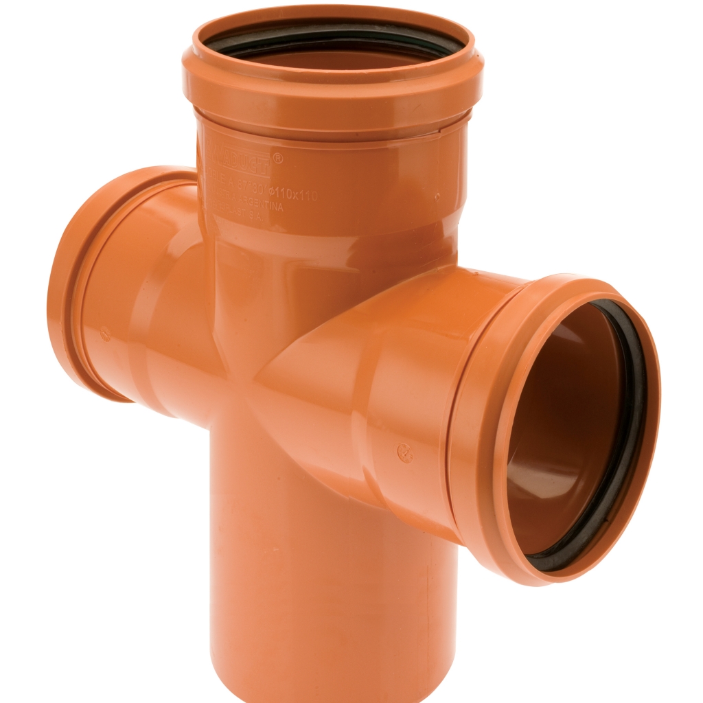 RAMAL DOBLE A 87º30 110 x 110mm