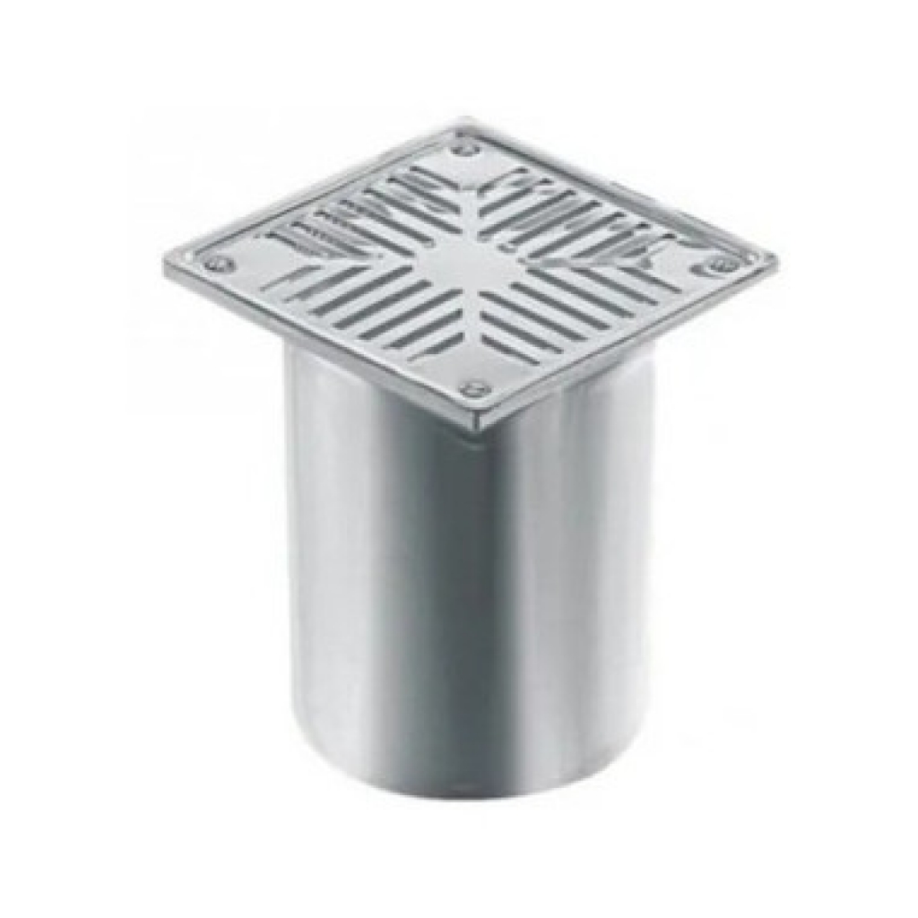 PORTAREJILLA 8 x 8 Salida 40 Rejilla ac.inox.