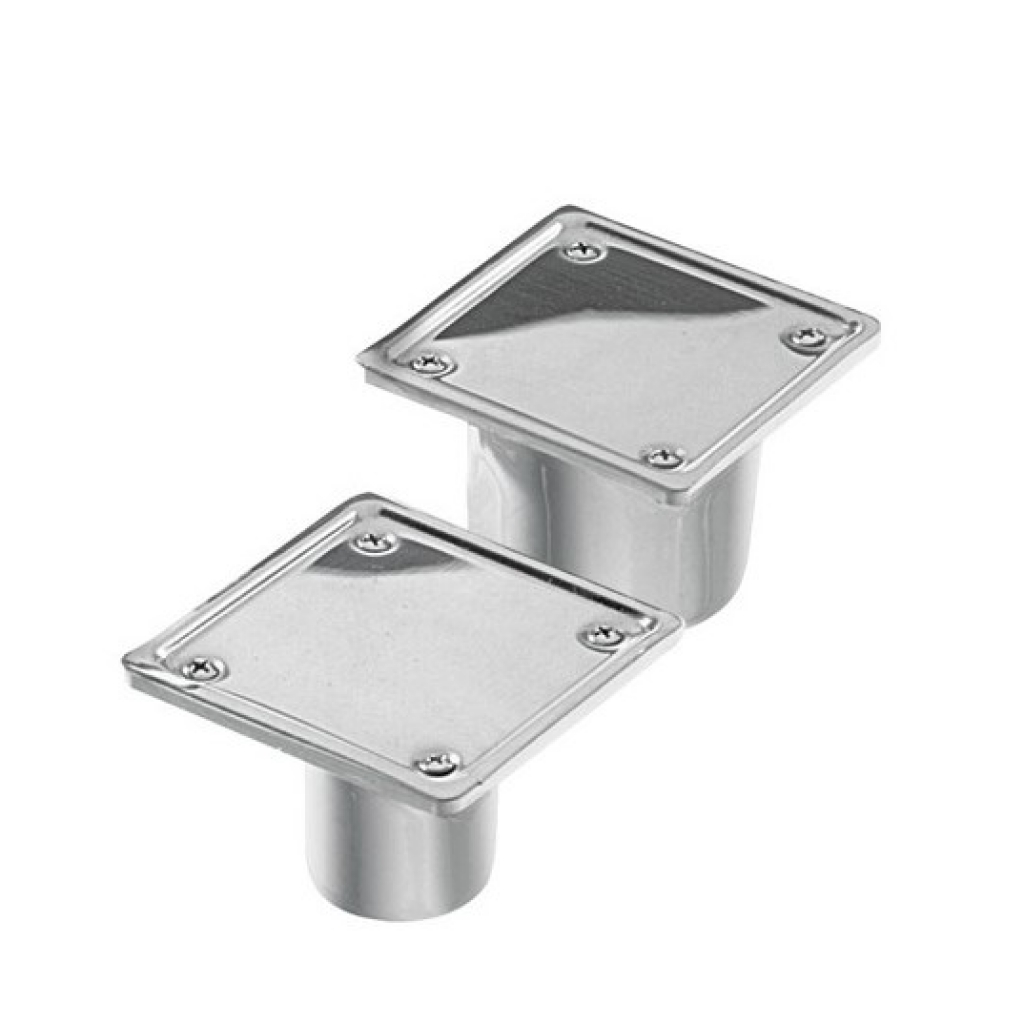 PORTAREJILLA 8 x 8 Salida 40 TAPA CIEGA ac.inox.