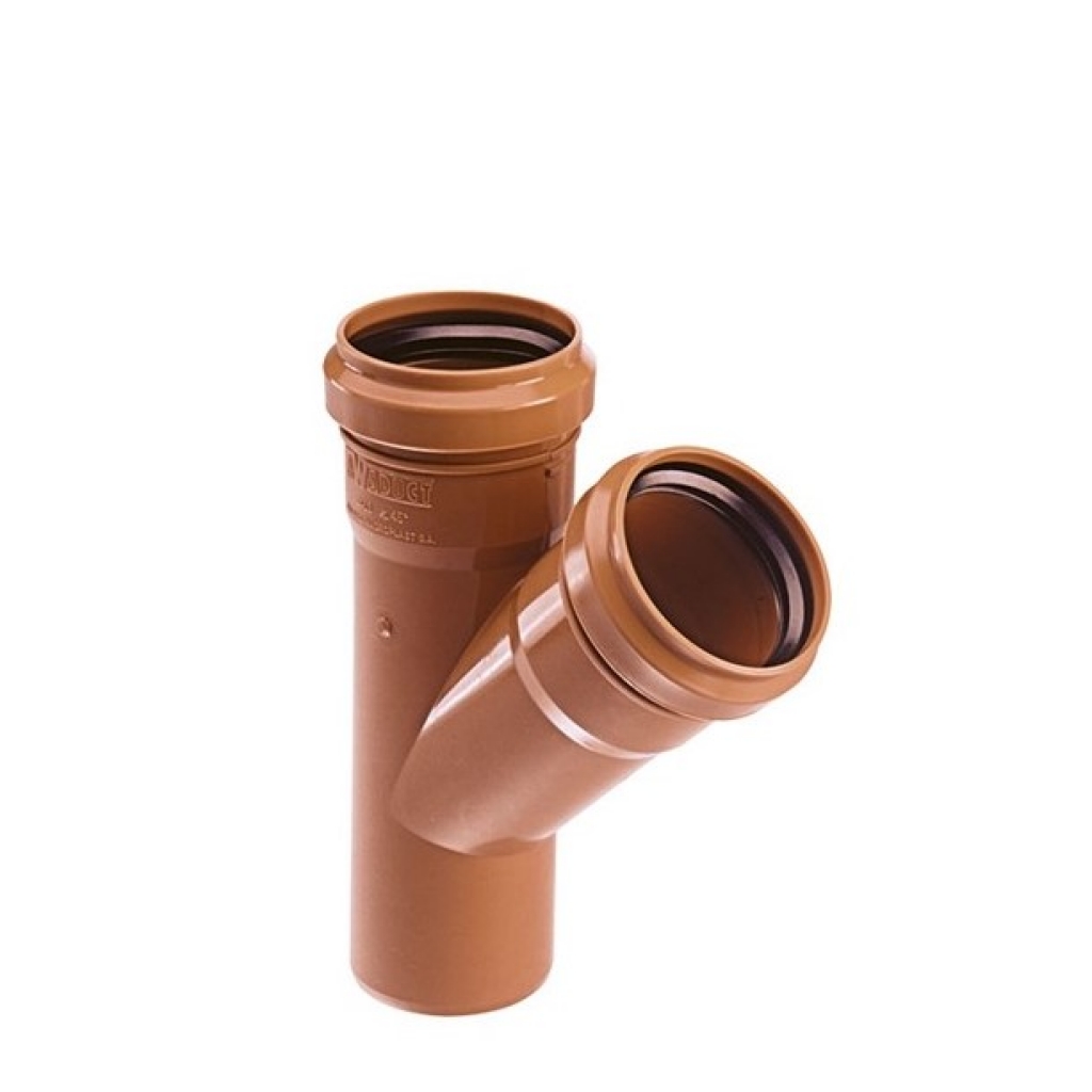 RAMAL SIMPLE A 45º M-H 160 x 160 mm