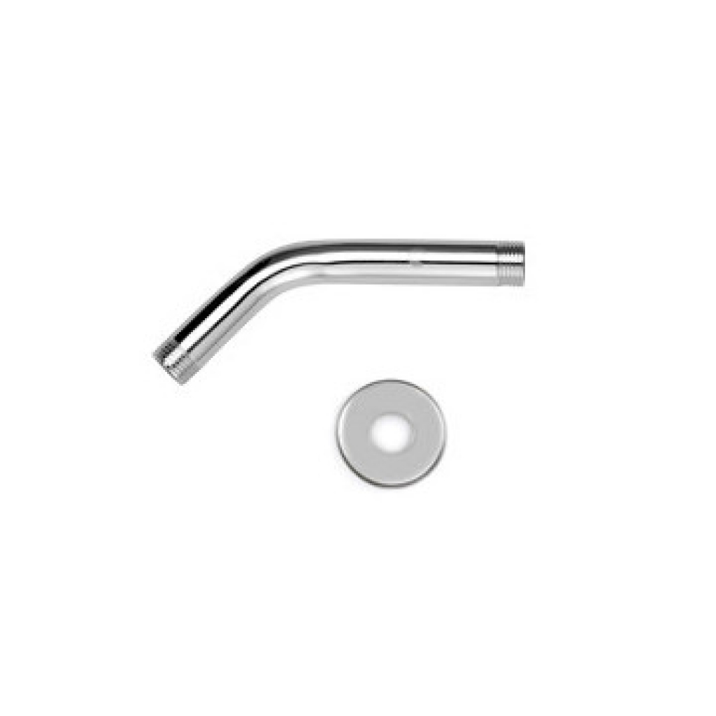 BRAZO LLUVIA Ac.In. 45ª c/ros.1/2 x18cm LB-5705